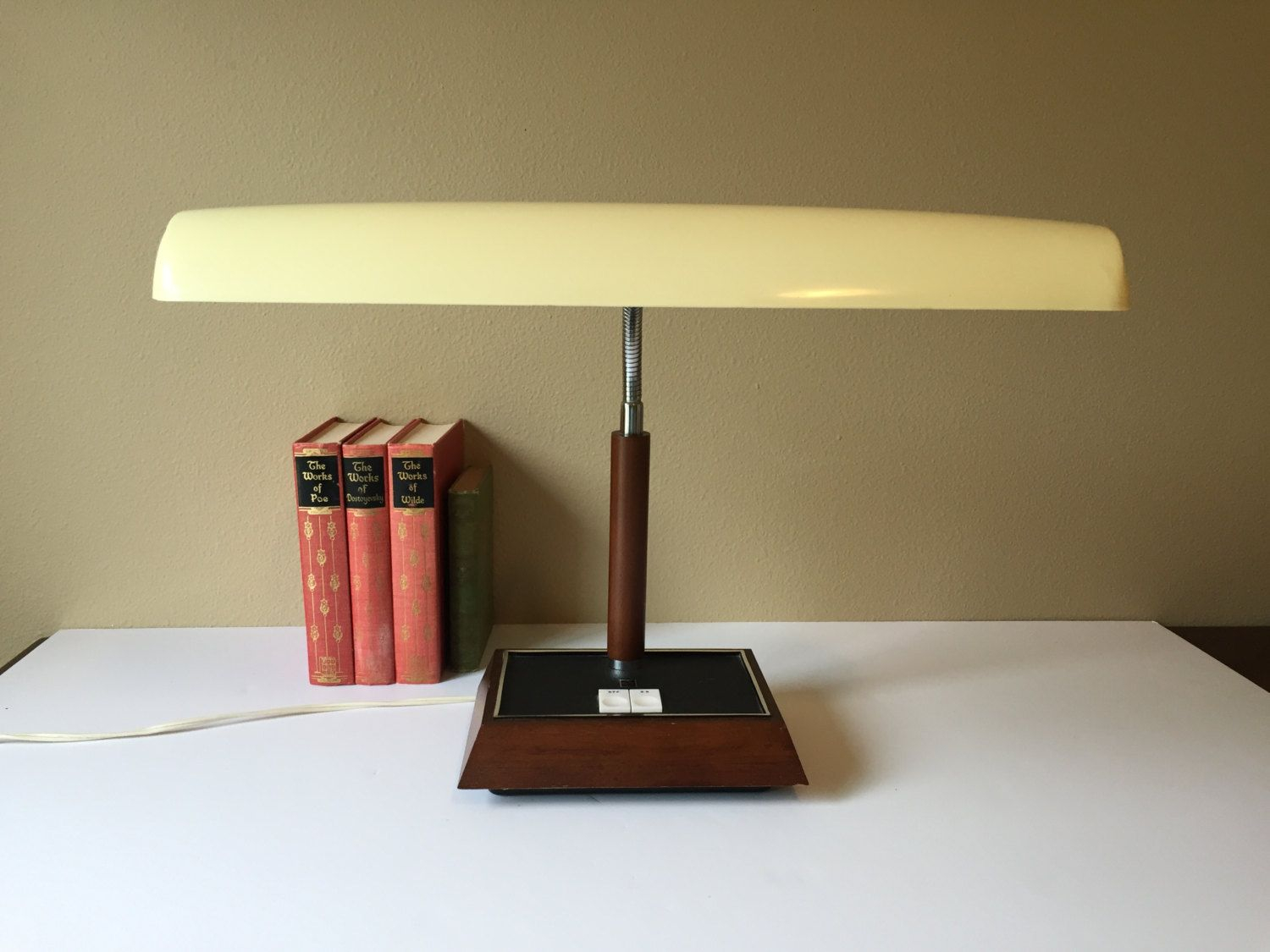 Vintage Panasonic Desk Lamp Fluorescent Office Light Mid throughout measurements 1500 X 1125