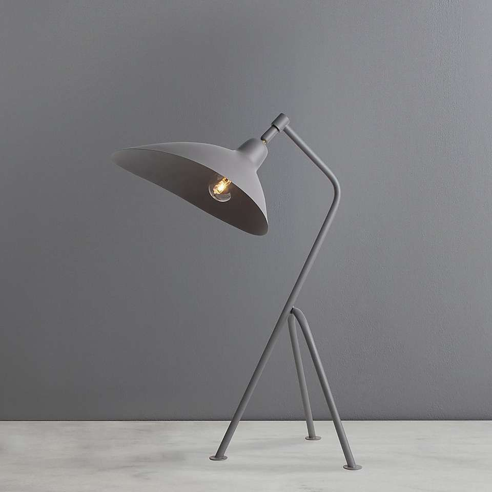 Vire Grey Table Lamp In 2019 Grey Table Lamps Table Lamp pertaining to measurements 960 X 960