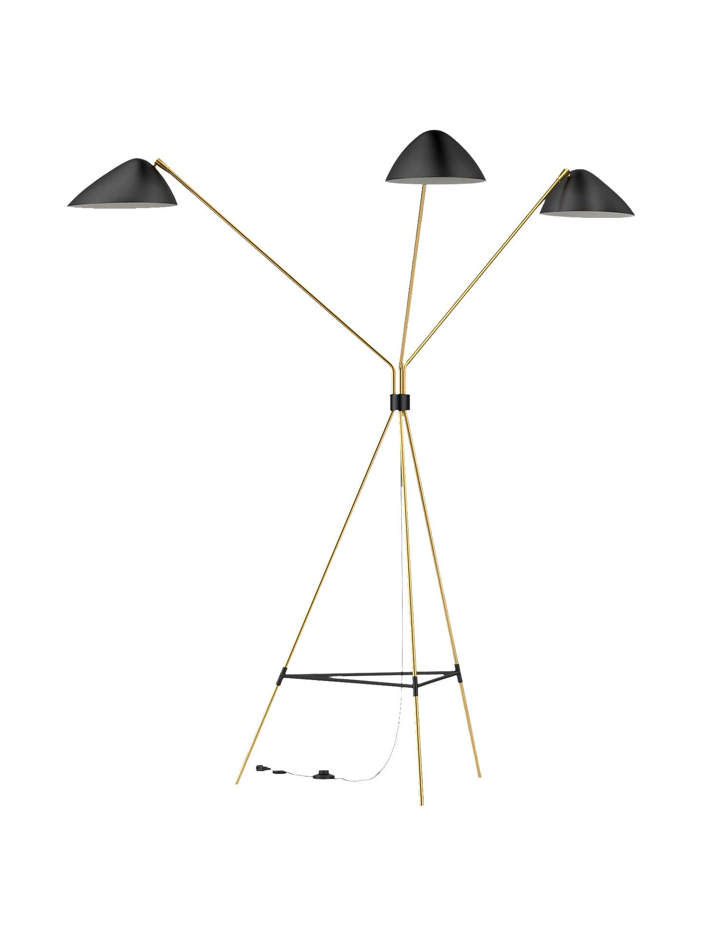 West Elm Mid Century Curvilinear Floor Lamp Black Vt with regard to measurements 1440 X 1920