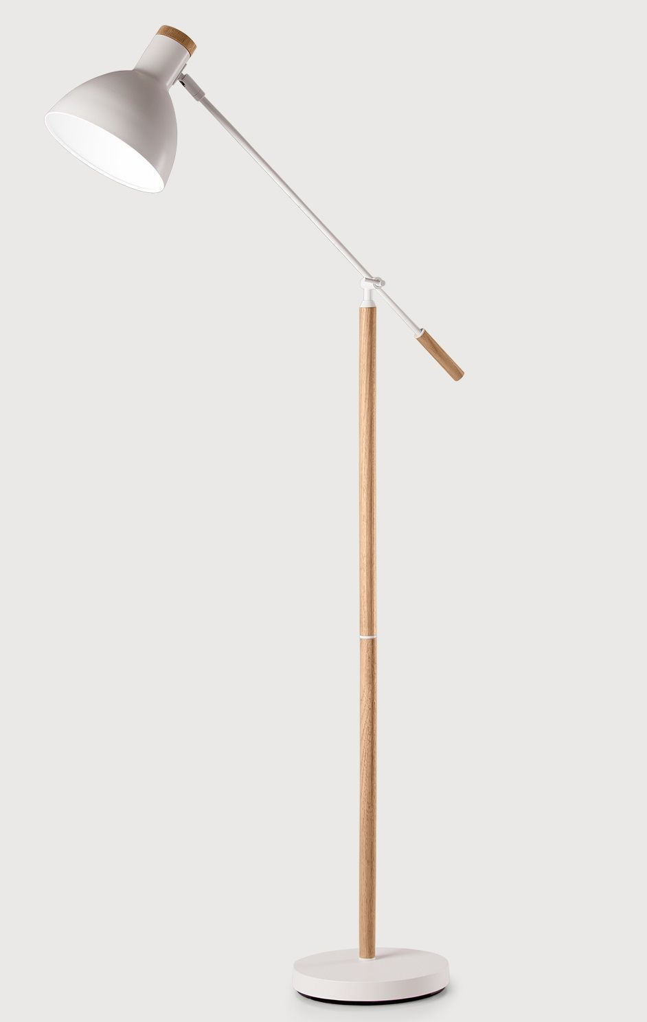 White Natural Oak Floor Lamp Cohen In 2019 Diy Floor Lamp in dimensions 942 X 1488