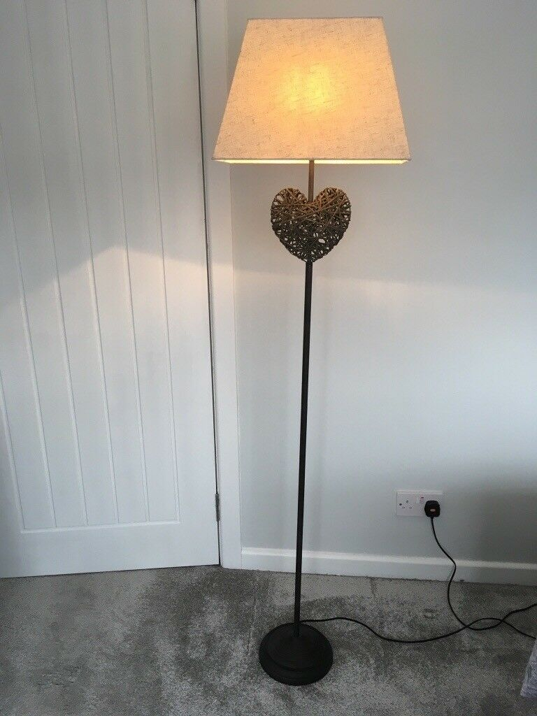 Wicker Heart Floor Lamp In Hamilton South Lanarkshire Gumtree within size 768 X 1024