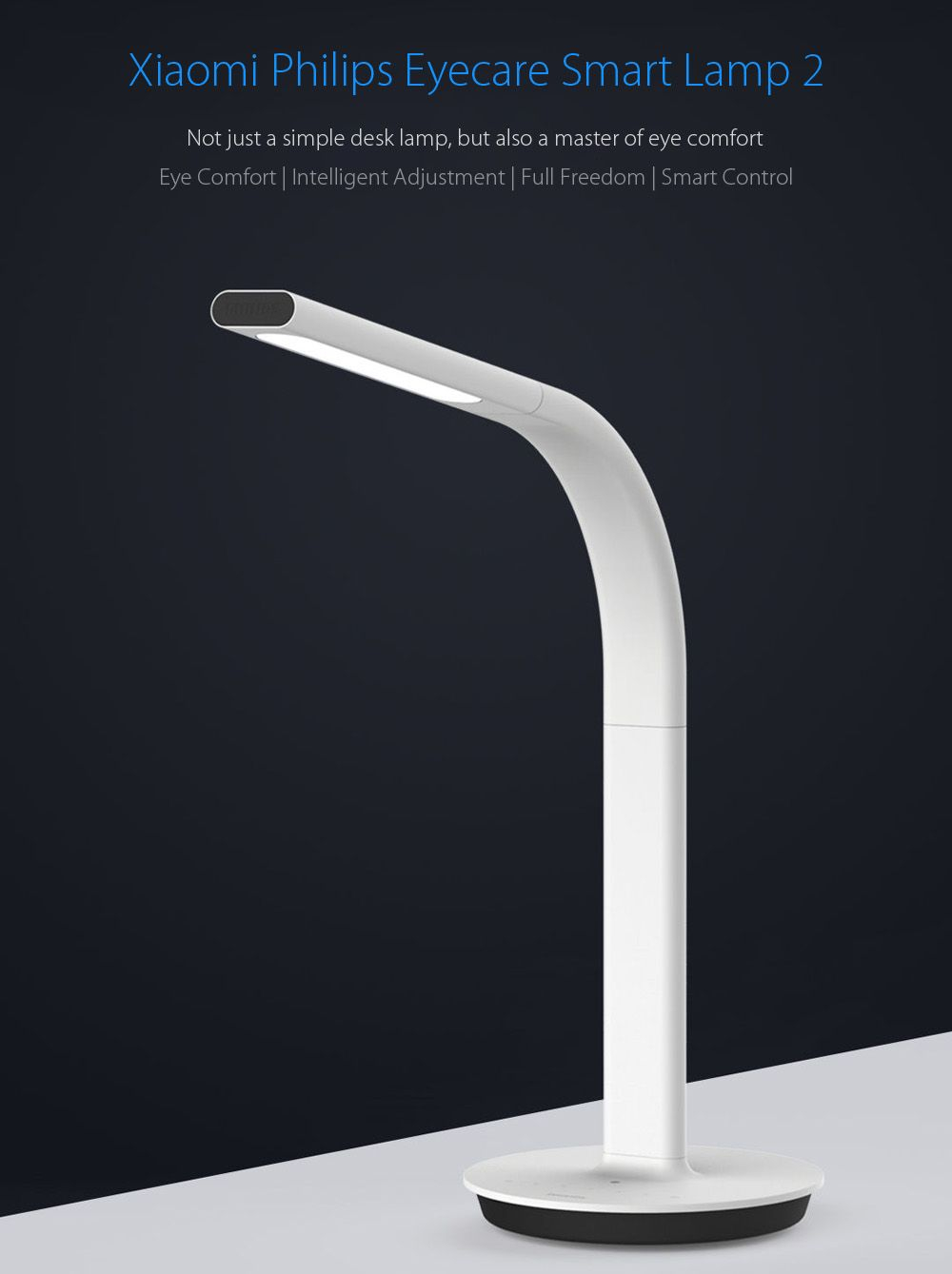 Xiaomi X Philips Eyecare 2 Smart Desk Lamp Light Led Reading regarding sizing 1000 X 1339
