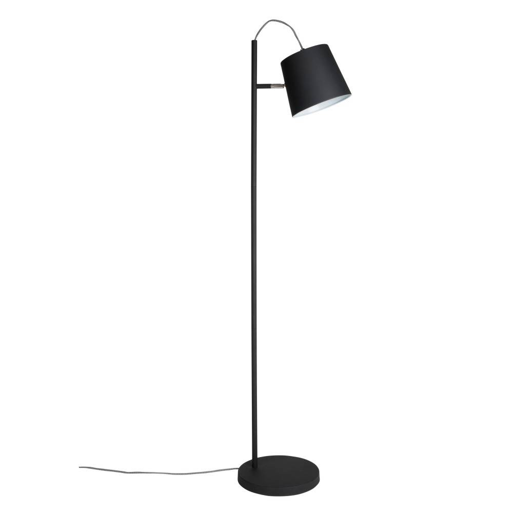 Zuiver Floor Lamp Buckle Head Black Metal Black 150cm throughout measurements 1000 X 1000