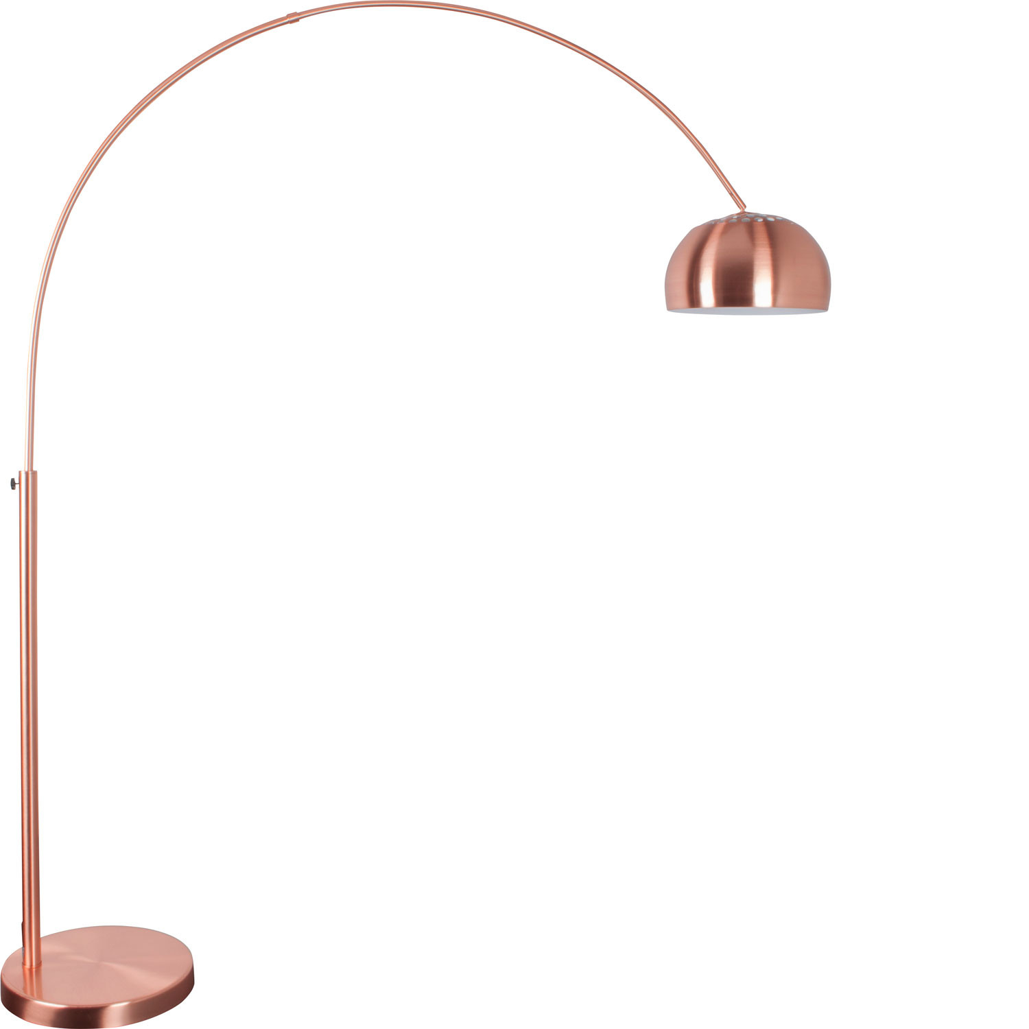 Zuiver Metal Bow Arc Floor Lamp Copper pertaining to sizing 1500 X 1500