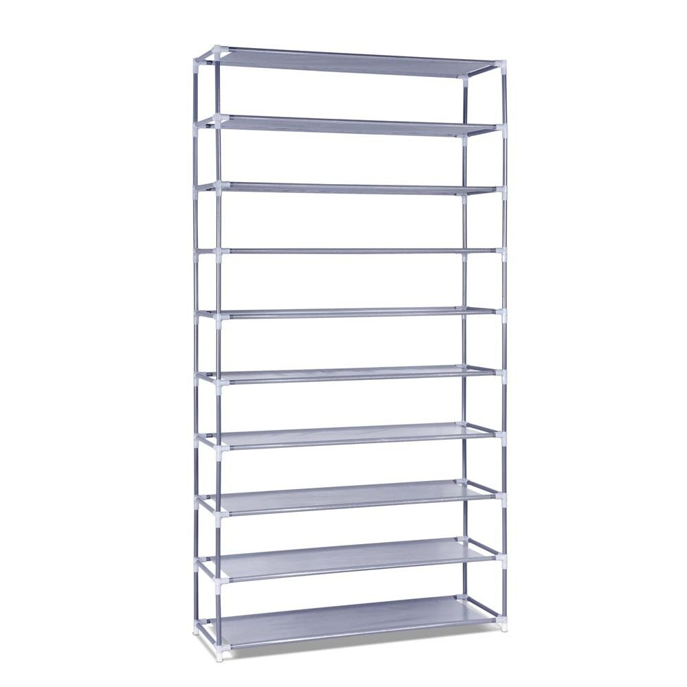 10 Tiers Stackable Shoe Storage Rack 159cm throughout dimensions 1000 X 1000