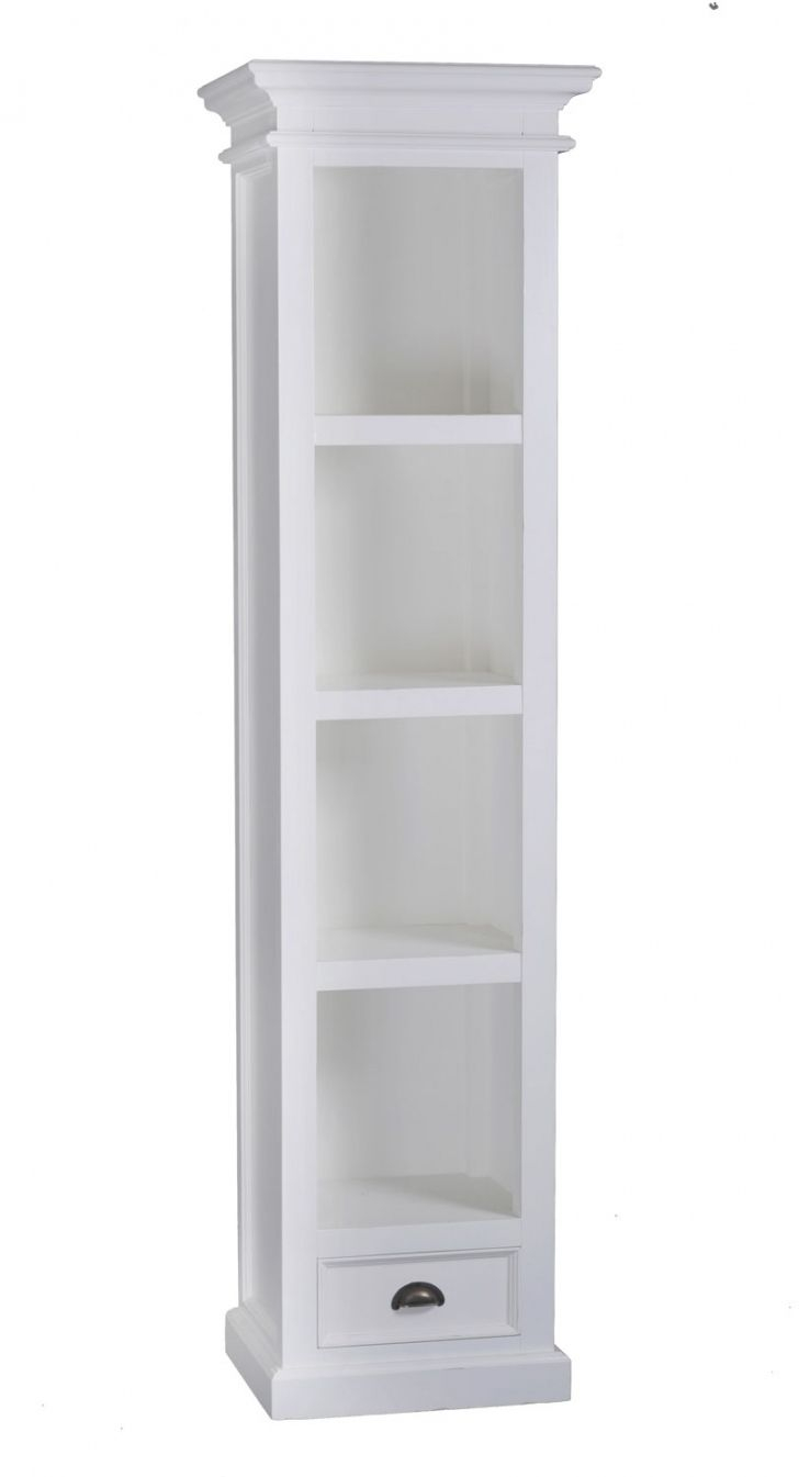 100 Tall Narrow Bookcase White Modern Vintage Furniture intended for sizing 728 X 1345