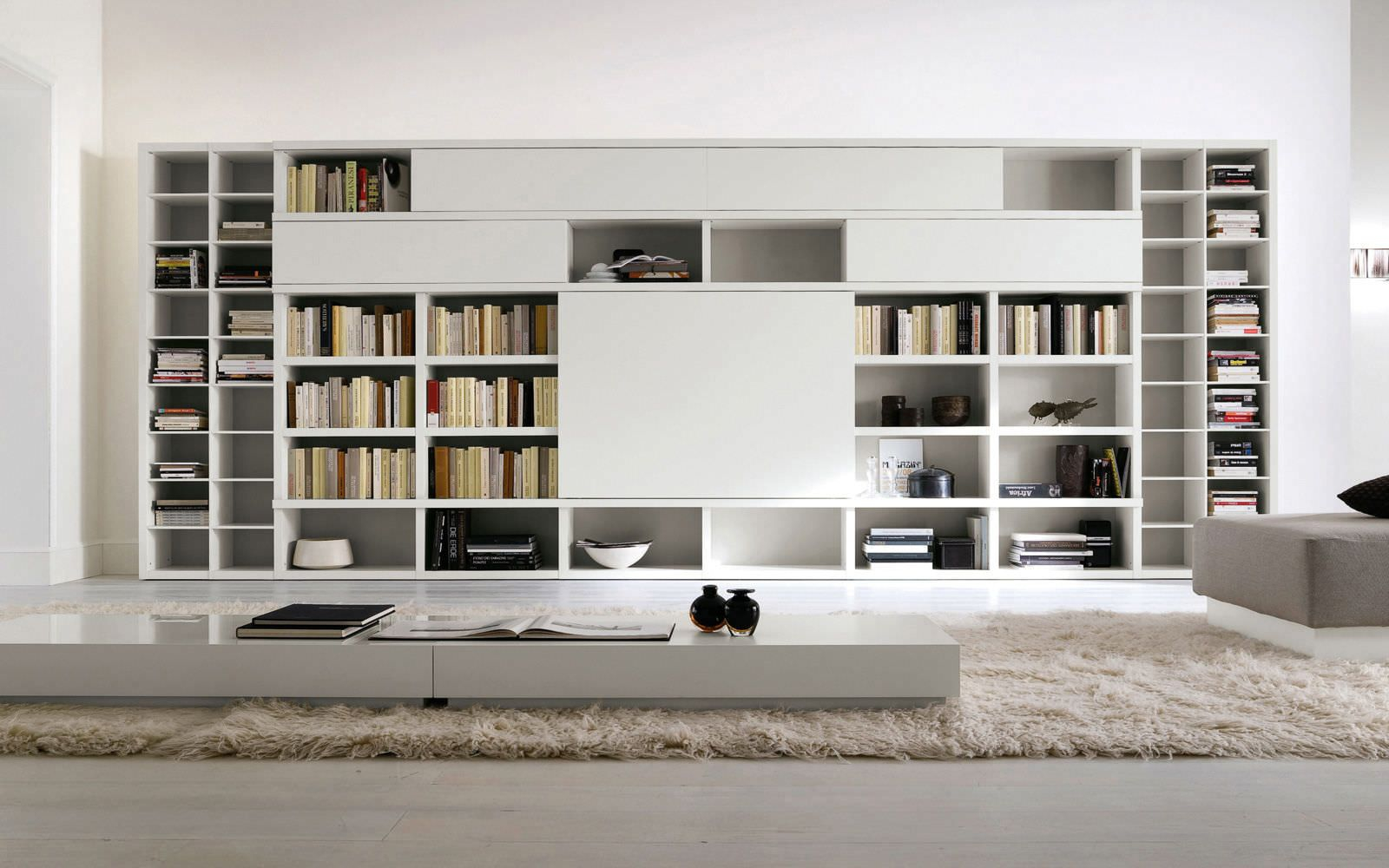 20 Fine Examples Of Modern Bookcases Modern Bookcase for measurements 1600 X 1000