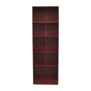 78 Off Tall Wood Five Shelf Bookcase Storage throughout size 1500 X 1500