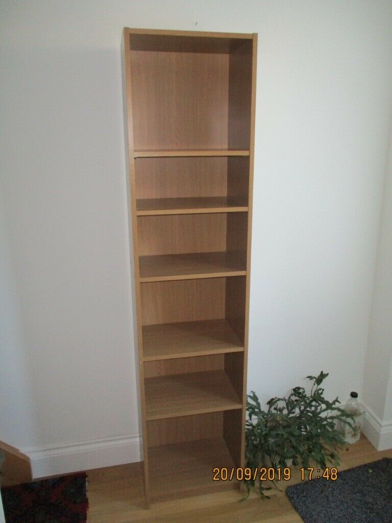 Argos Half Width Tall Deep Maine Bookcase Oak Effect As New In Bangor County Down Gumtree within dimensions 768 X 1024