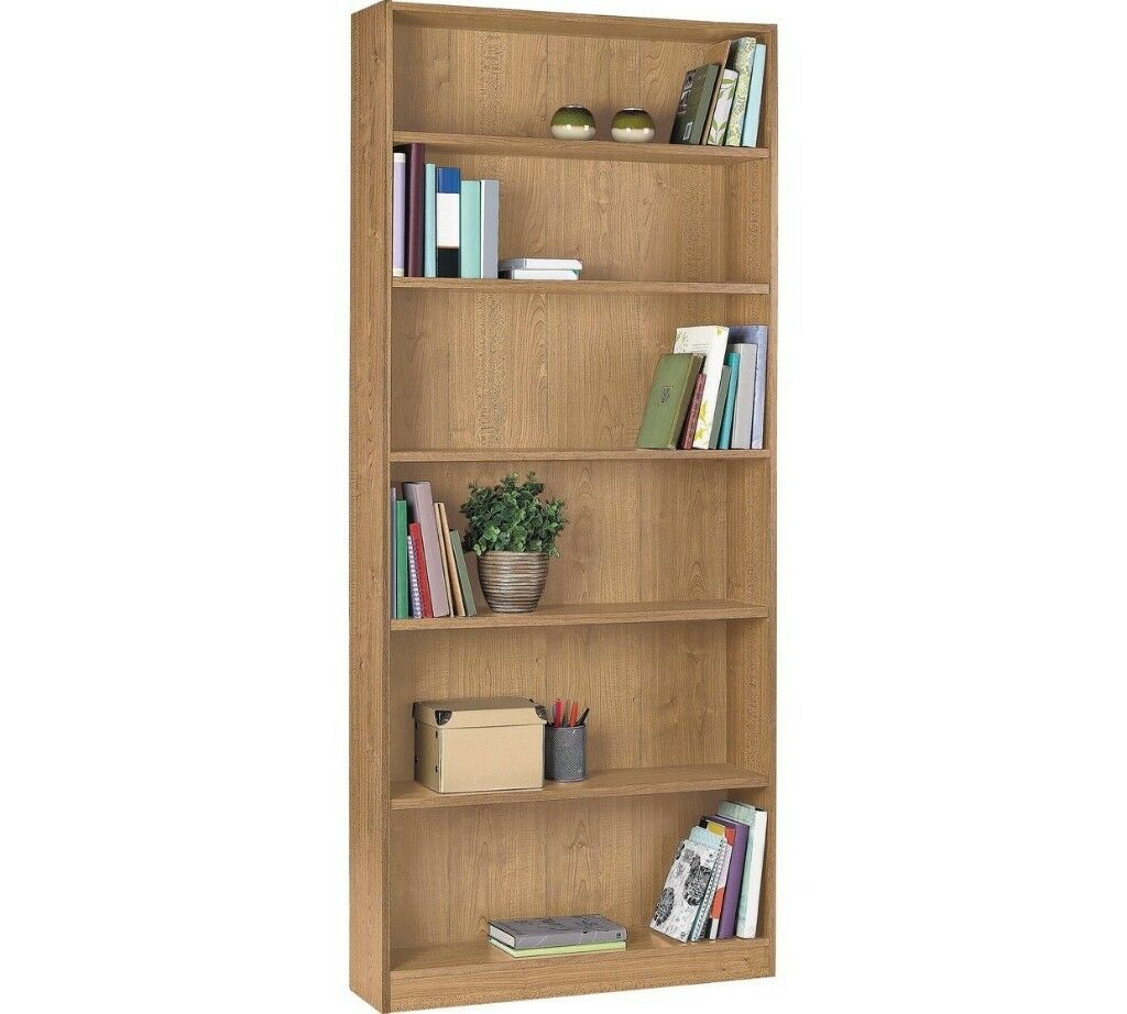 Argos Home Maine 5 Shelf Tall Wide Bookcase X 2 Oak Effect In Cambridge Cambridgeshire Gumtree for proportions 1024 X 922