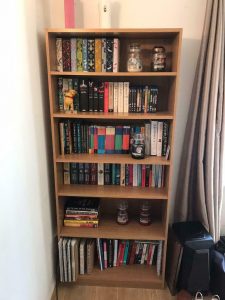 Argos Tall Oak Effect Bookcase In Bermondsey London Gumtree inside sizing 768 X 1024