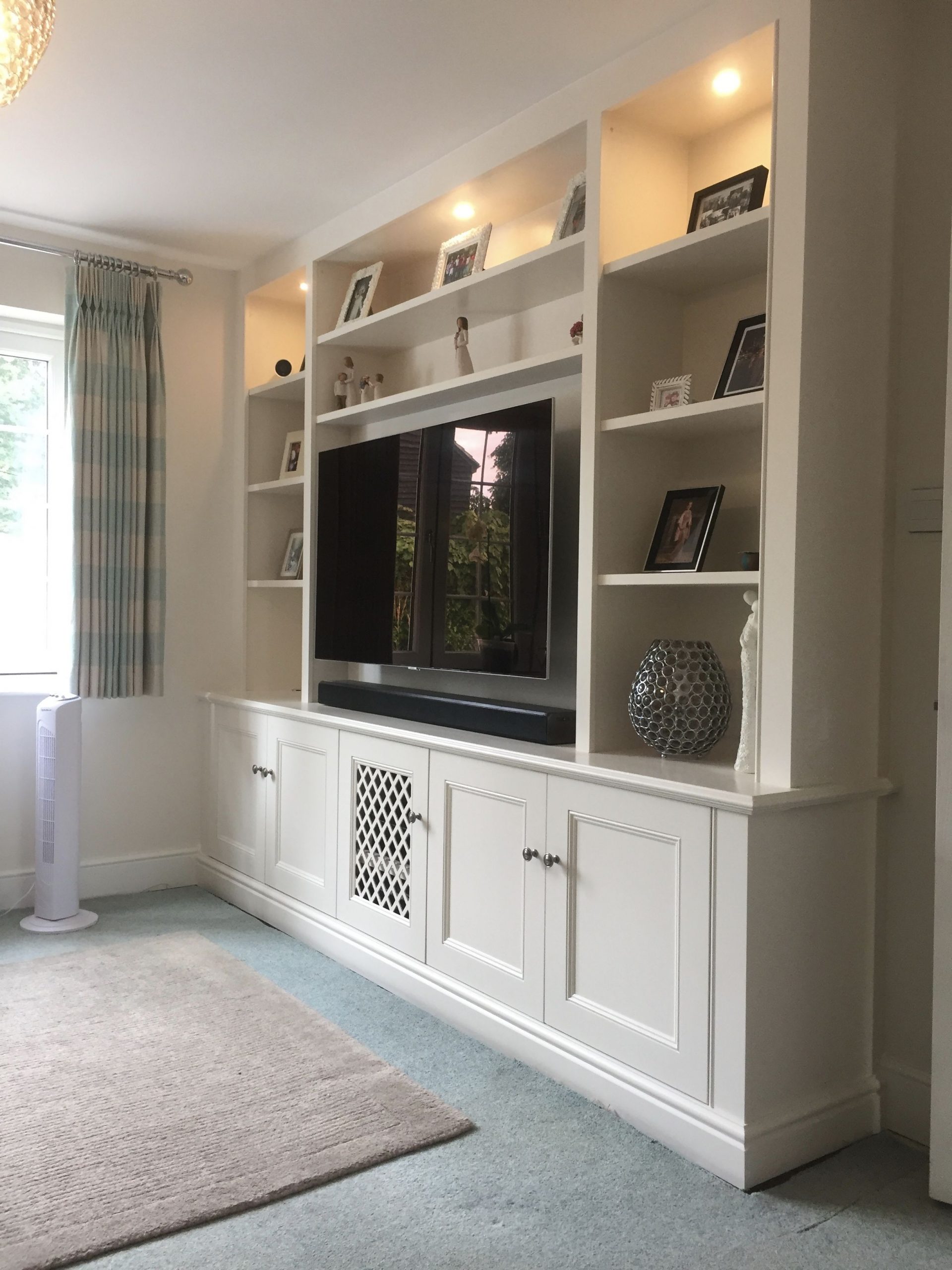 Bespoke Tv Media Unit For Client In Surrey Living Room within size 2448 X 3264