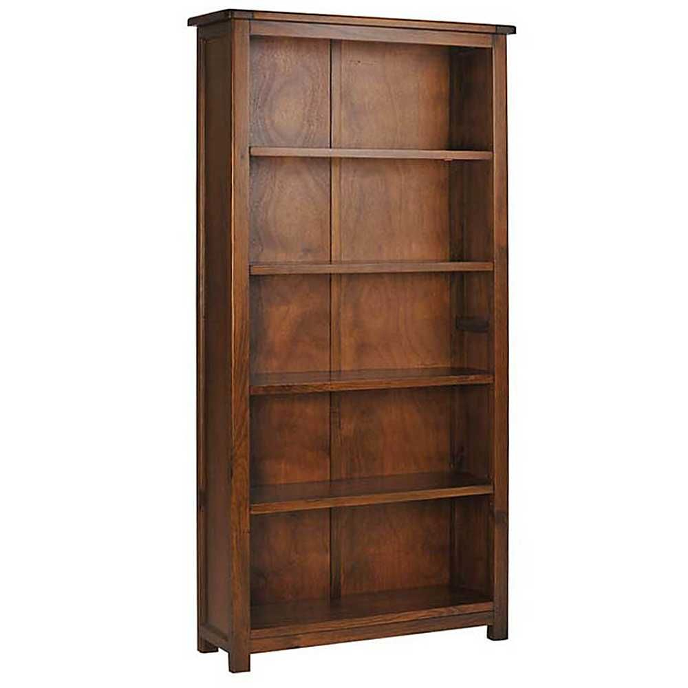 Boston 5 Shelf Tall Wide Bookcase Bookcase Wooden throughout sizing 1000 X 1000