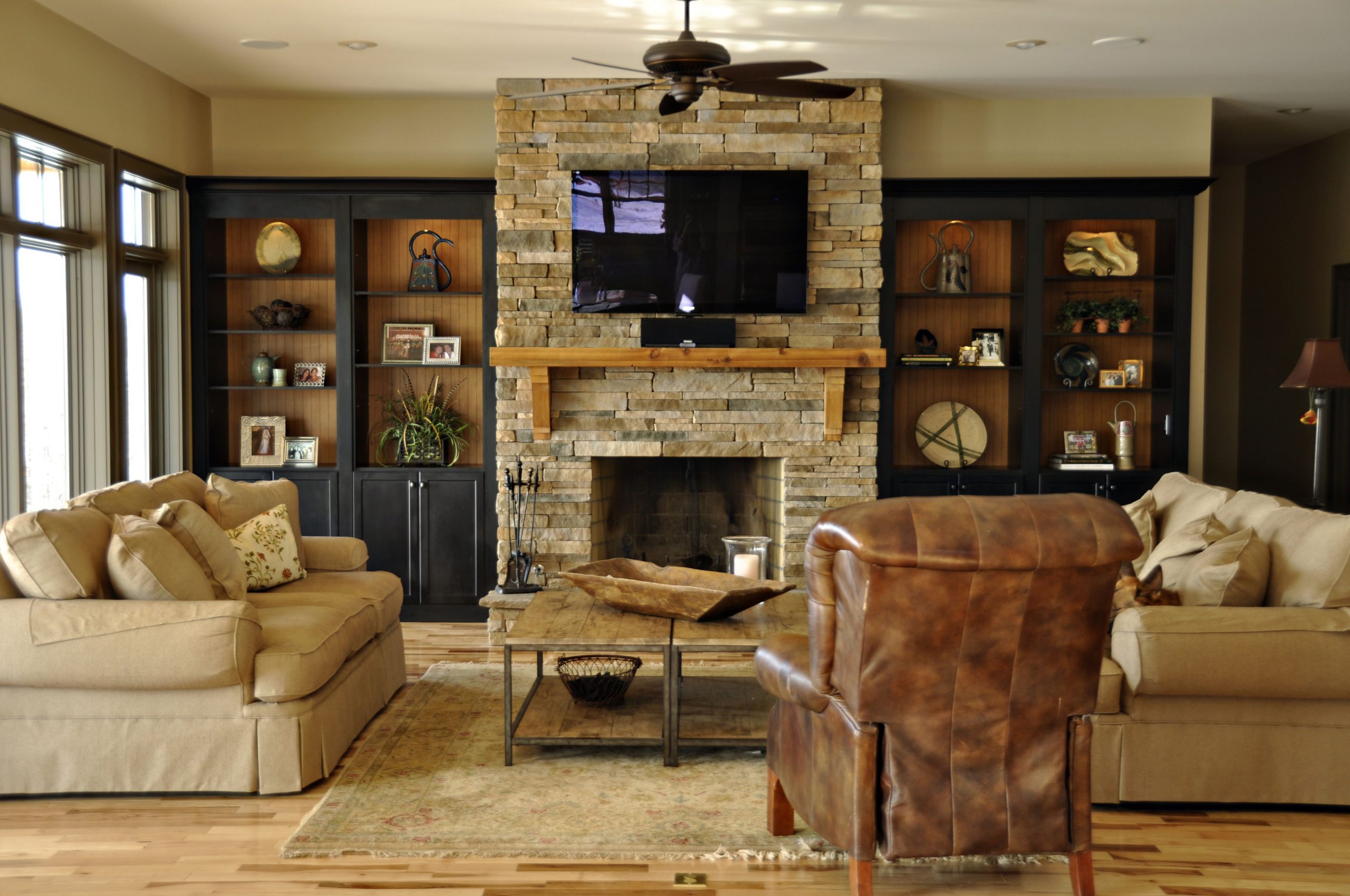Built In Entertainment Centers With Fireplace Bookcases with regard to dimensions 4288 X 2848