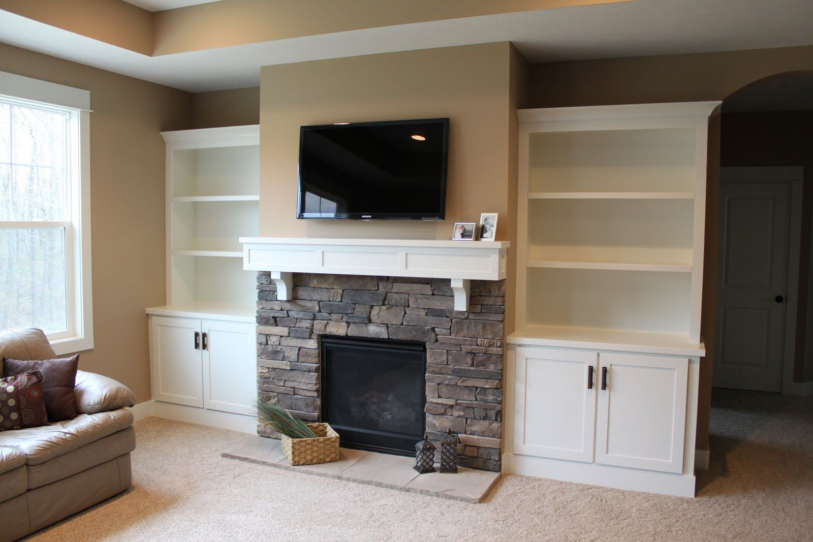 Built In Shelves Surrounding Fireplace Built In intended for sizing 1600 X 1067