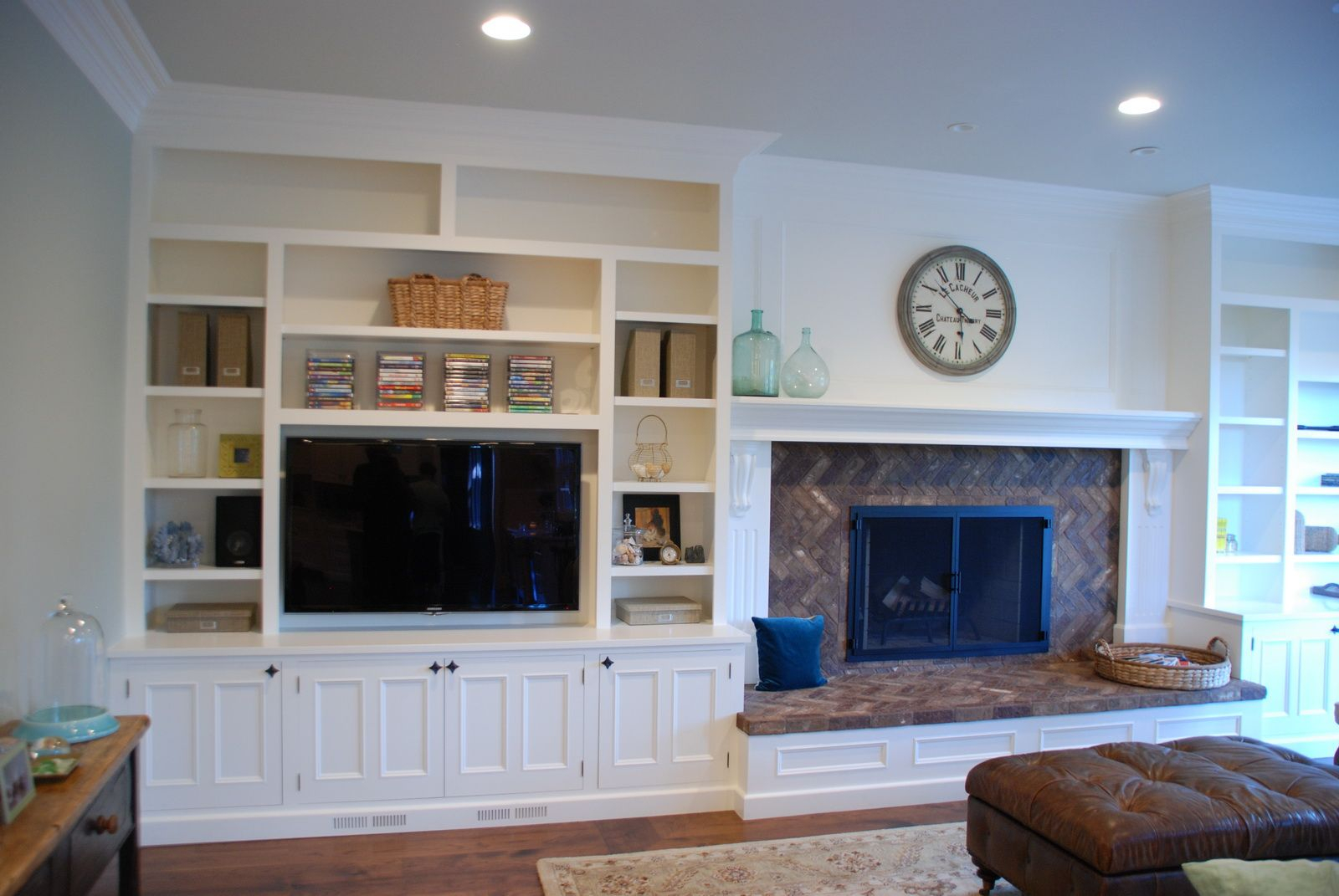 Built In Stereo And Tv Cabinet Next To Fireplace Built In inside proportions 1600 X 1071