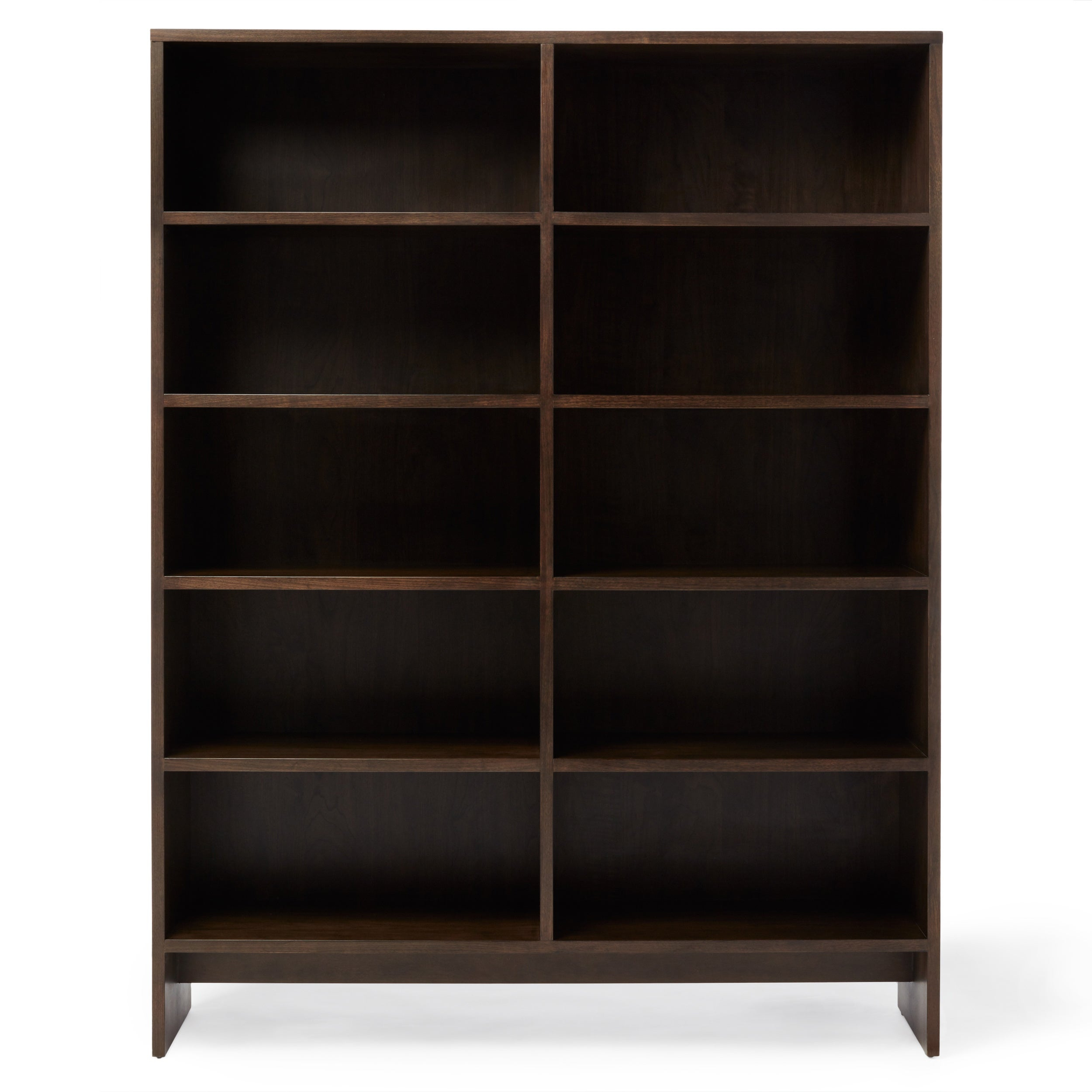 Calvin Klein Warren Tall Bookcase Dark Walnut in proportions 2500 X 2500