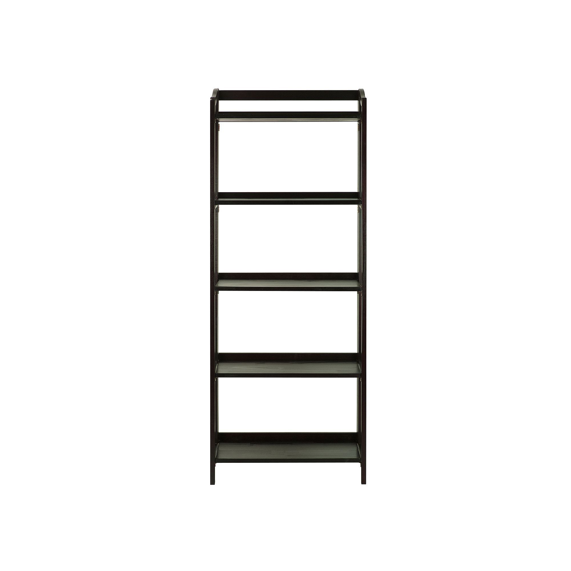 Casual Home Stratford 5 Shelf Folding Bookcase Products inside sizing 2000 X 2000