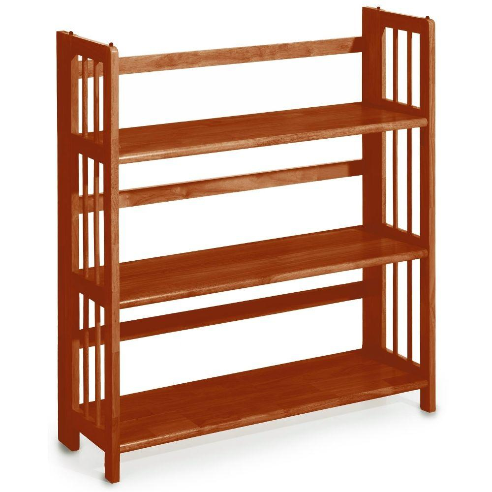 Casual Home Walnut Foldingstacking Open Bookcase Products intended for dimensions 1000 X 1000
