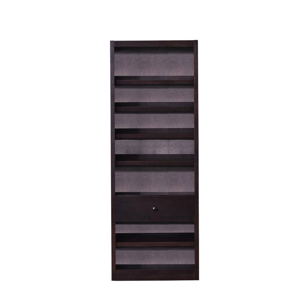 Concepts In Wood Espresso Storage Bookcase Sr3084 E The intended for proportions 1000 X 1000
