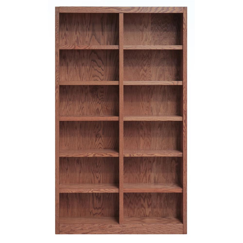 Concepts In Wood Midas Double Wide Wood Bookcase12 Shelves with size 1000 X 1000