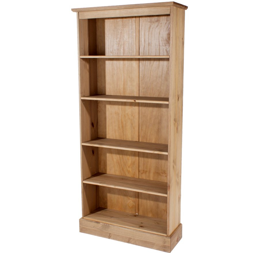 Cotswold Pine Tall Bookcase throughout dimensions 900 X 880