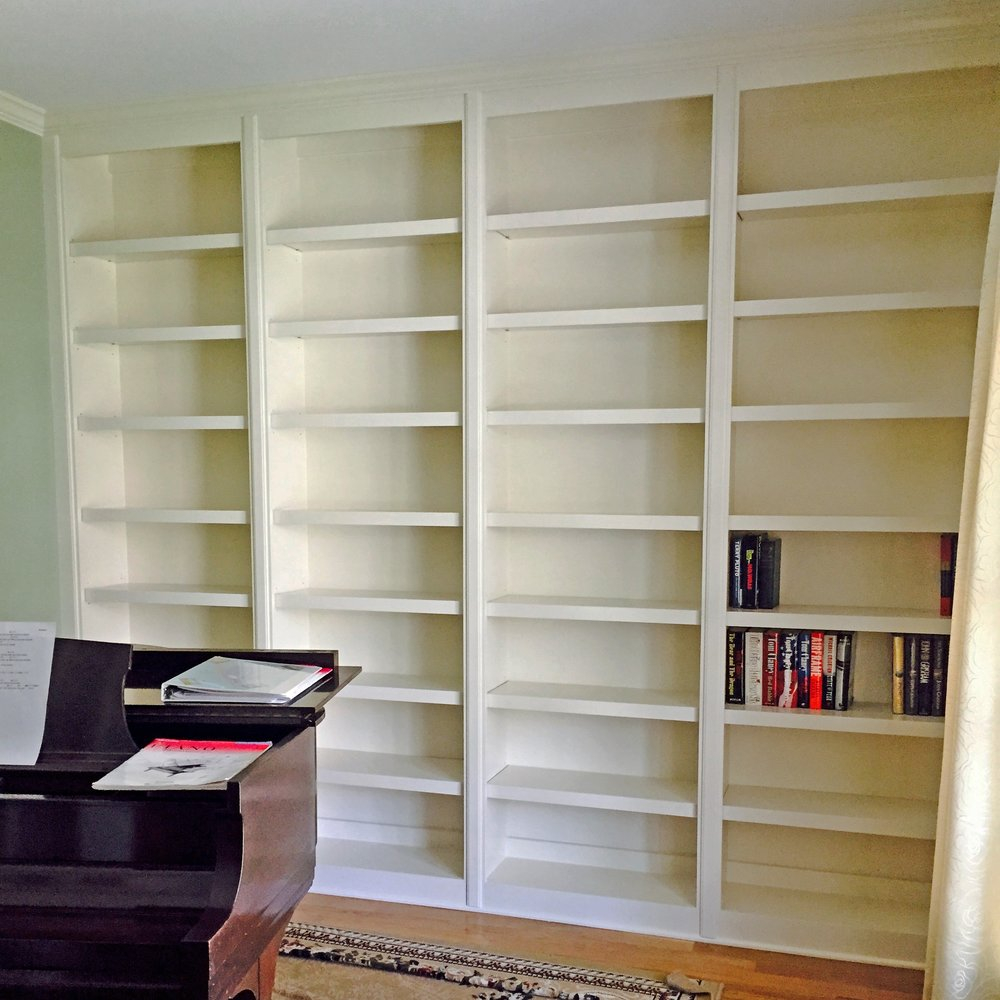 Custom Bookcases Built In Bookcases Raleigh Wake Forest within proportions 1000 X 1000