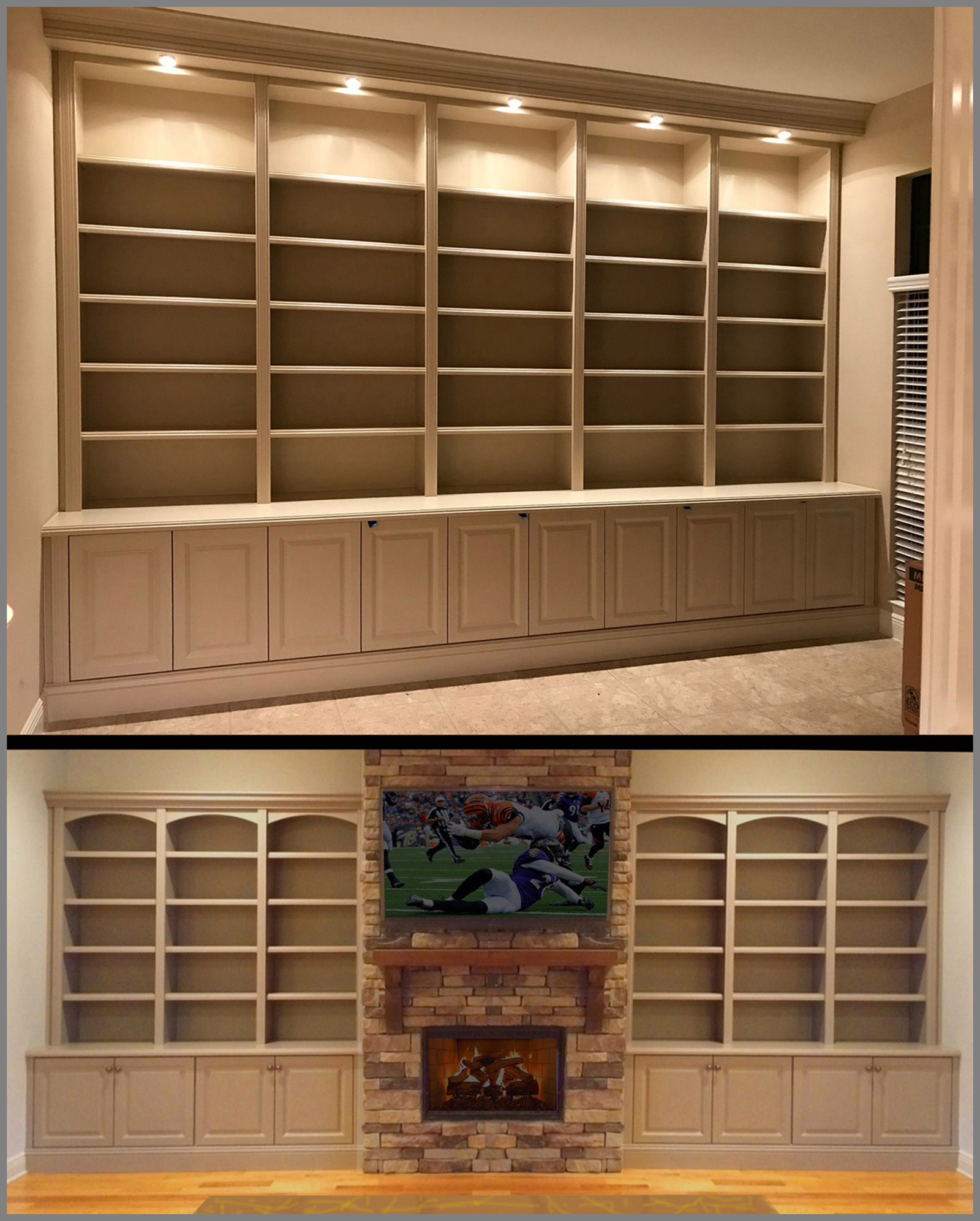 Custom Bookcases Orlando Wood Shelving Wooden Wall Units for proportions 1600 X 1991