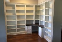Custom Office Built In With Corner Desk With Dark Stained throughout proportions 1024 X 768