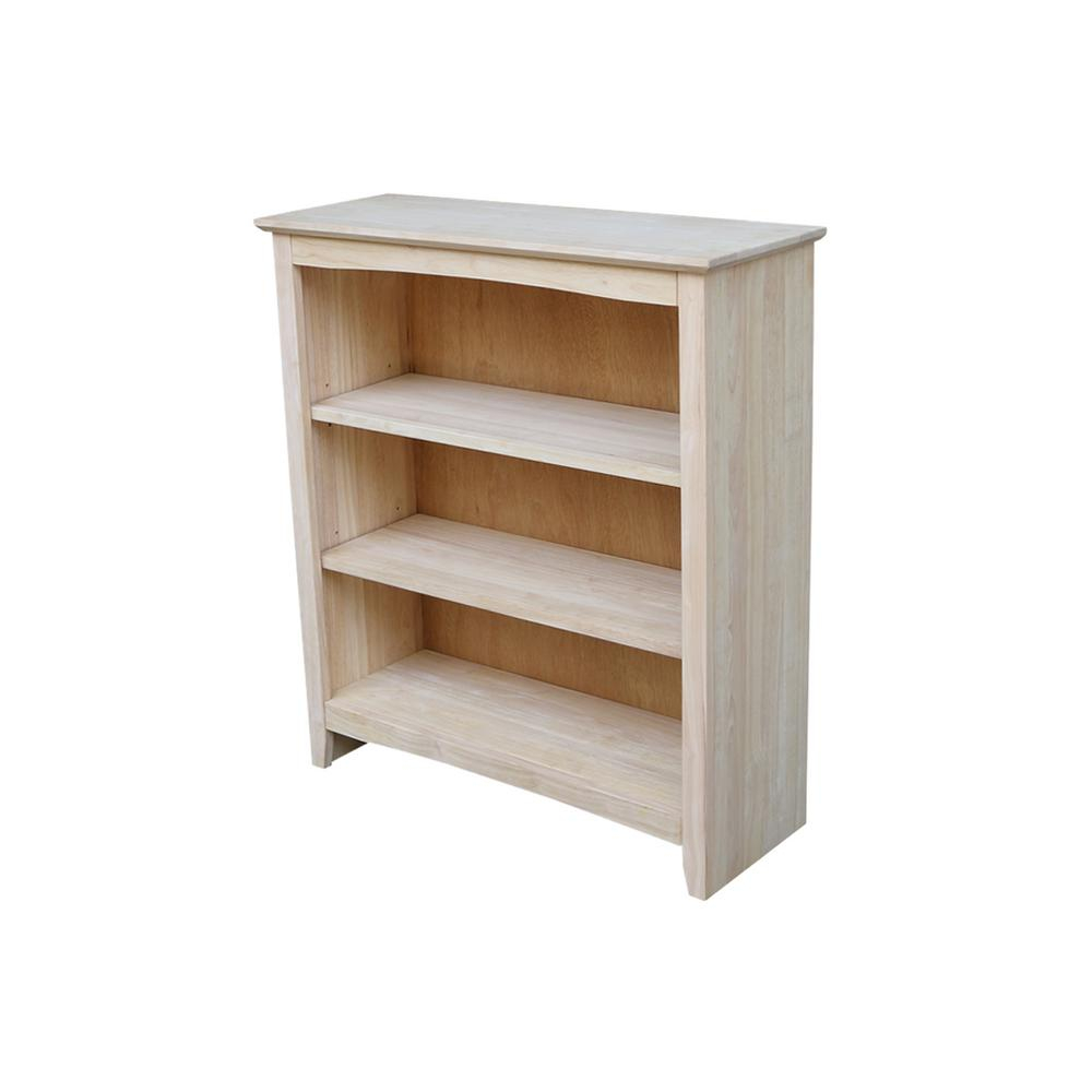 Details About Bookcase Solid Wood Ready Finish Shaker Adjustable Shelves Sturdy Durable intended for proportions 1000 X 1000