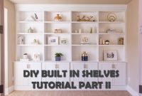 Diy Built In Shelves Tutorial Part Ii pertaining to sizing 1280 X 720
