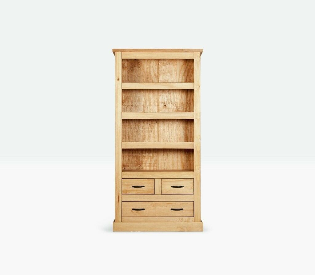 Ex Display Argos Home San Diego 3 Shelf 3 Drawer Solid Pine Bookcase In Bradford West Yorkshire Gumtree throughout measurements 1024 X 894