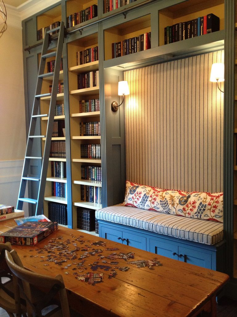 Friday Favorite Library Bookcases With Ladders Home throughout proportions 768 X 1024