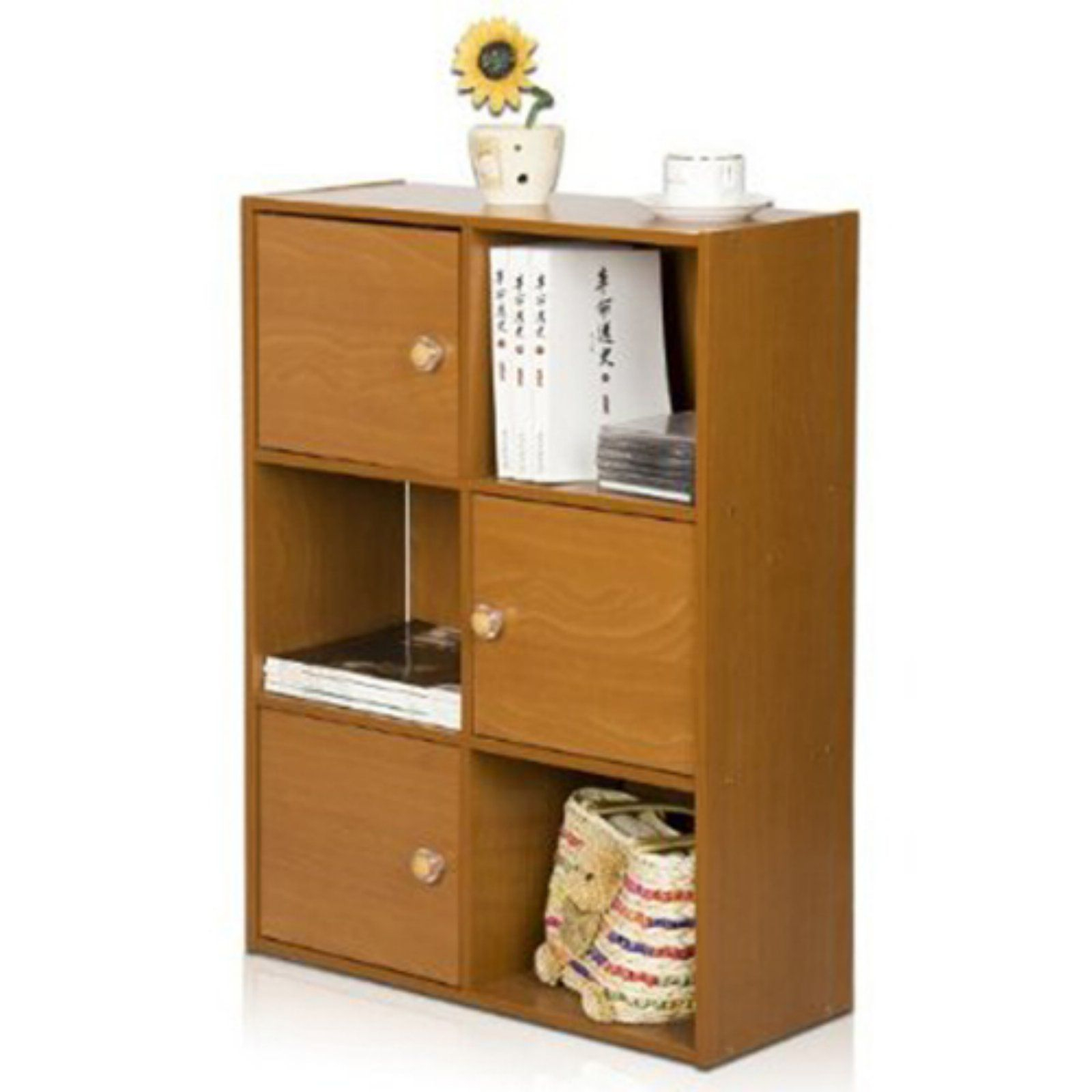Furinno Pasir 3 Tier Storage Cube Bookcase Cabinet intended for size 1600 X 1600