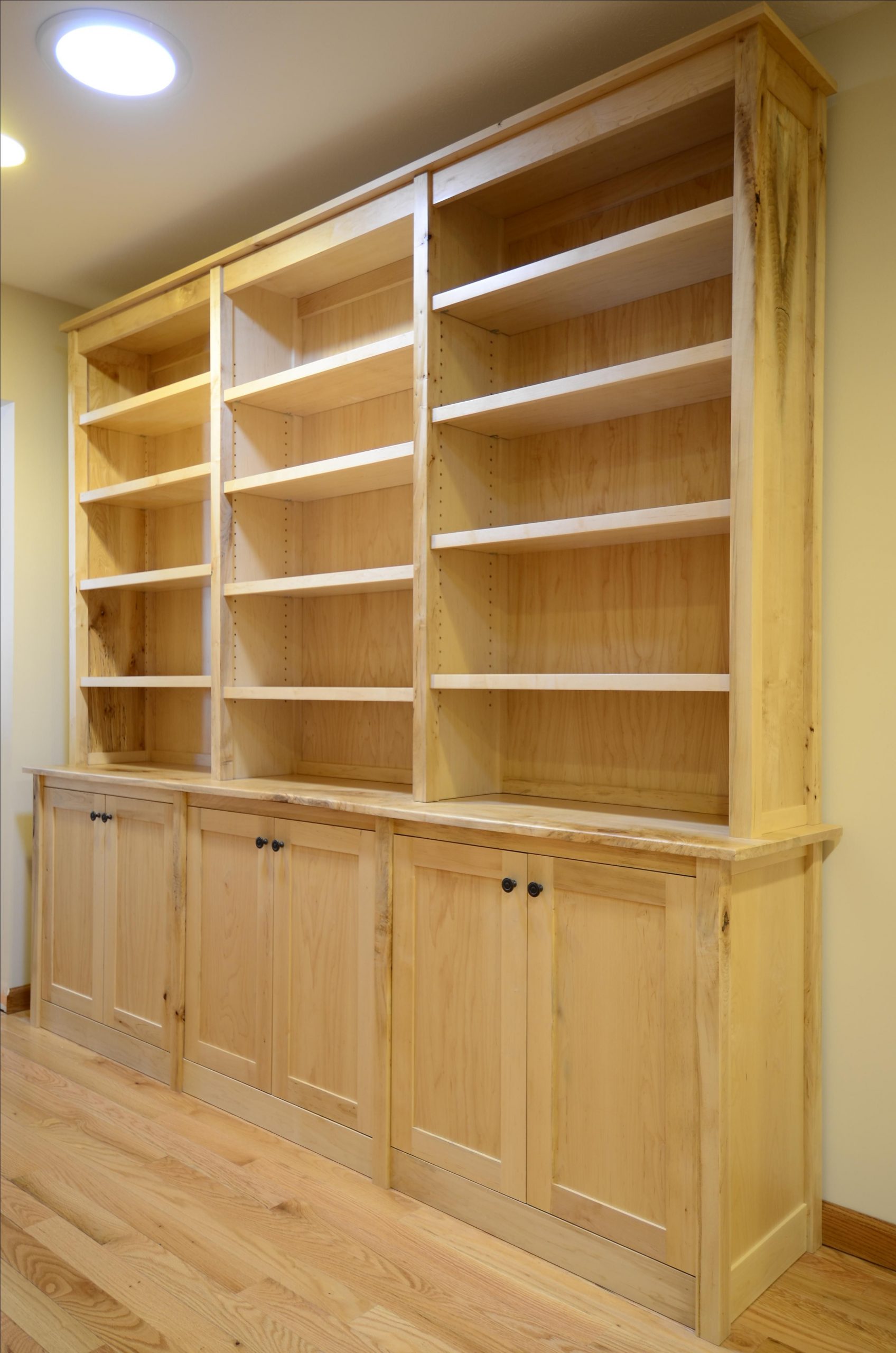 Hand Made Maple Bookcases Joshua White Fine Furniture And intended for dimensions 3265 X 4928