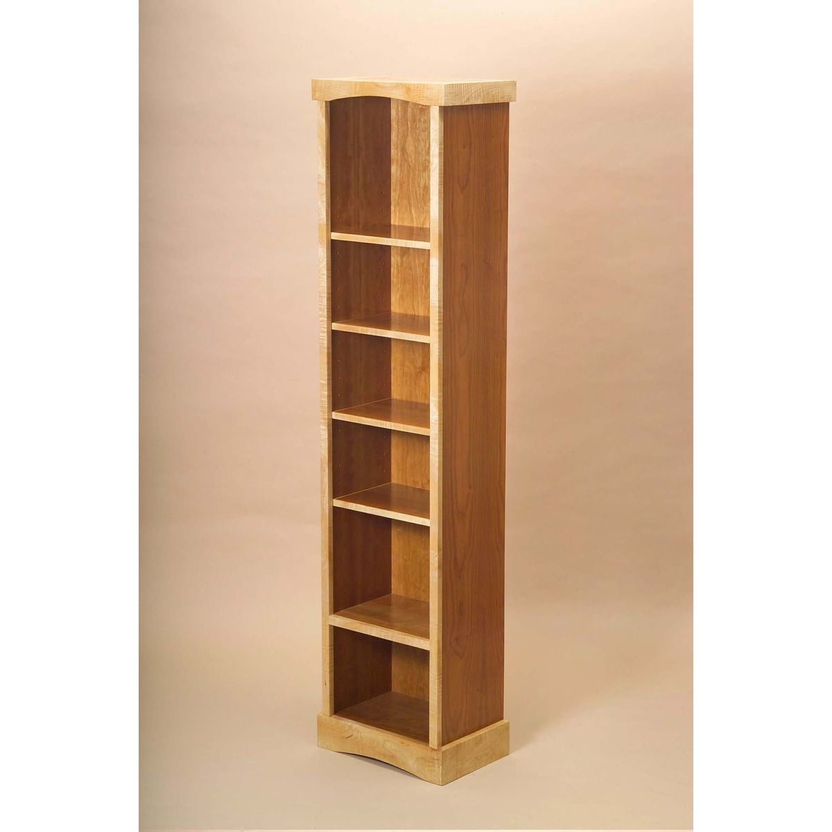 Handmade Tall Narrow Bookcase Vb Woodworks Custommade inside size 1200 X 1200