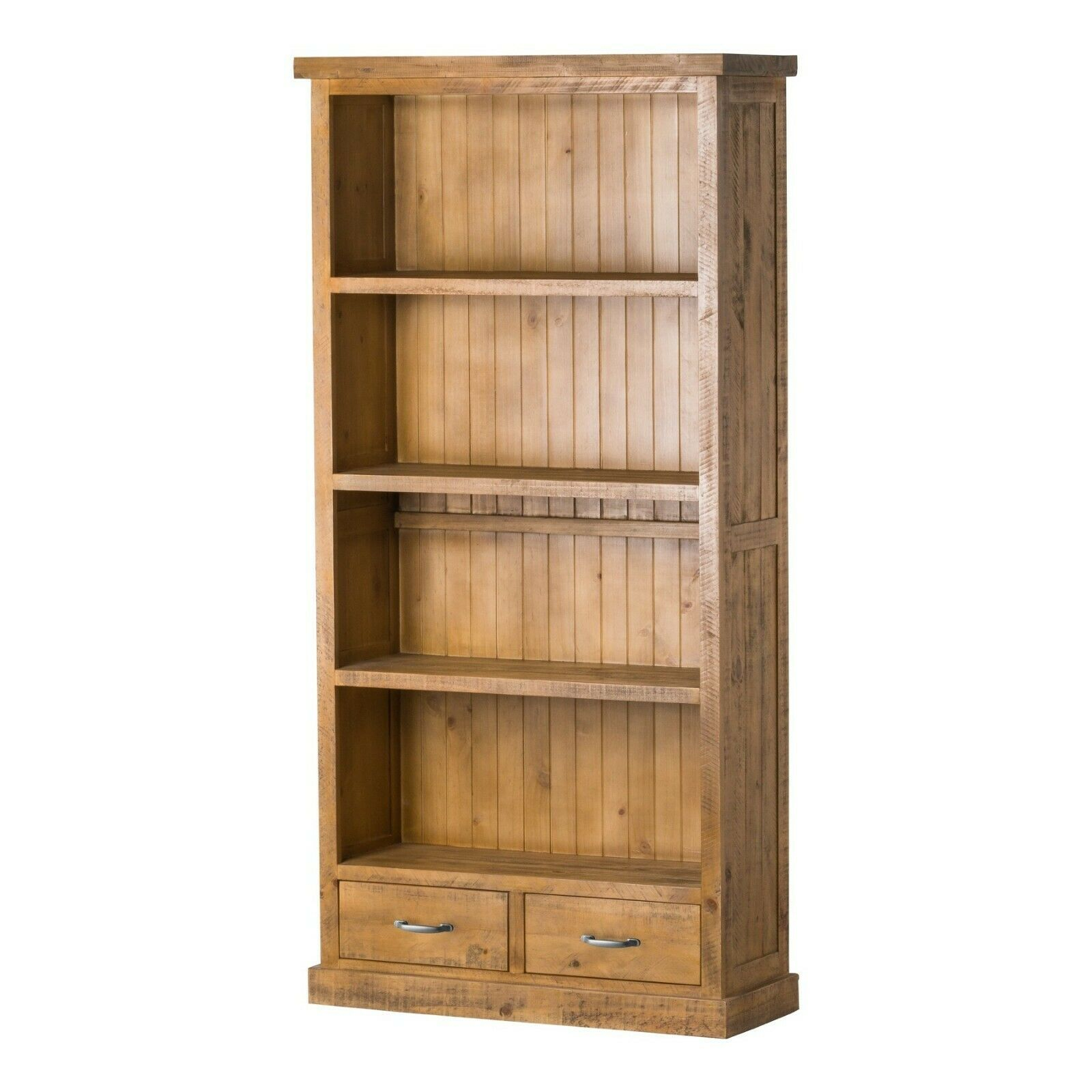 High Quality Country Rustic Pine Solid Wood Bookcase Storage Shelving Unit pertaining to measurements 1600 X 1600