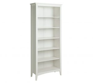 Home Camborne 5 Shelf Solid Wood Bookcase White Shelves inside size 1536 X 1382