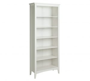 Home Camborne 5 Shelf Solid Wood Bookcase White Shelves within dimensions 1536 X 1382