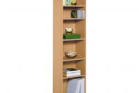 Home Maine 5 Shelf Half Width Bookcase Beech Effect intended for size 1536 X 1382