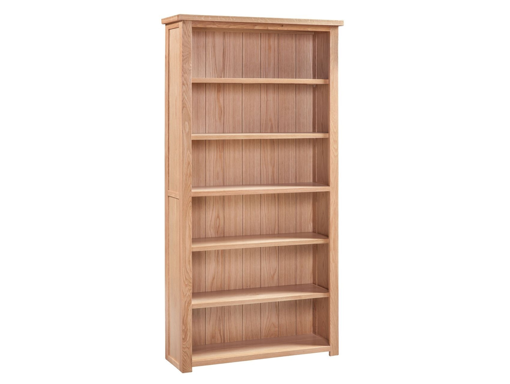 Homestyle Moderna Oak Large Bookcase inside size 1699 X 1280