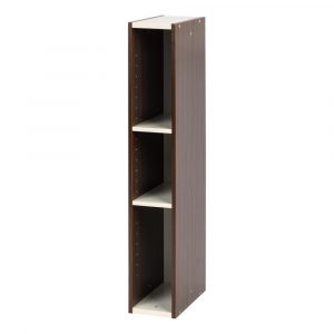 Iris 6 In X 34 In Walnut Brown Slim Space Saving Shelf for dimensions 1000 X 1000