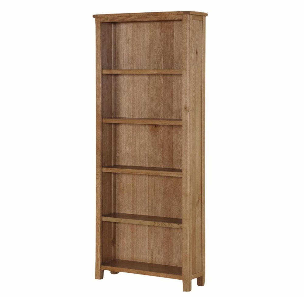 Kilmore Oak Tall Wide Bookcase within dimensions 1000 X 1000