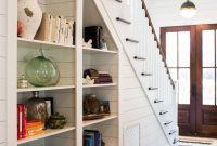 Love The Built In Bookshelves Under The Staircase Such A throughout sizing 750 X 1125