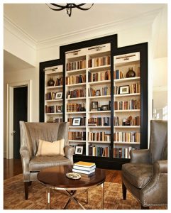 Luxury Built In Bookshelves House Home Library Design for measurements 970 X 1207