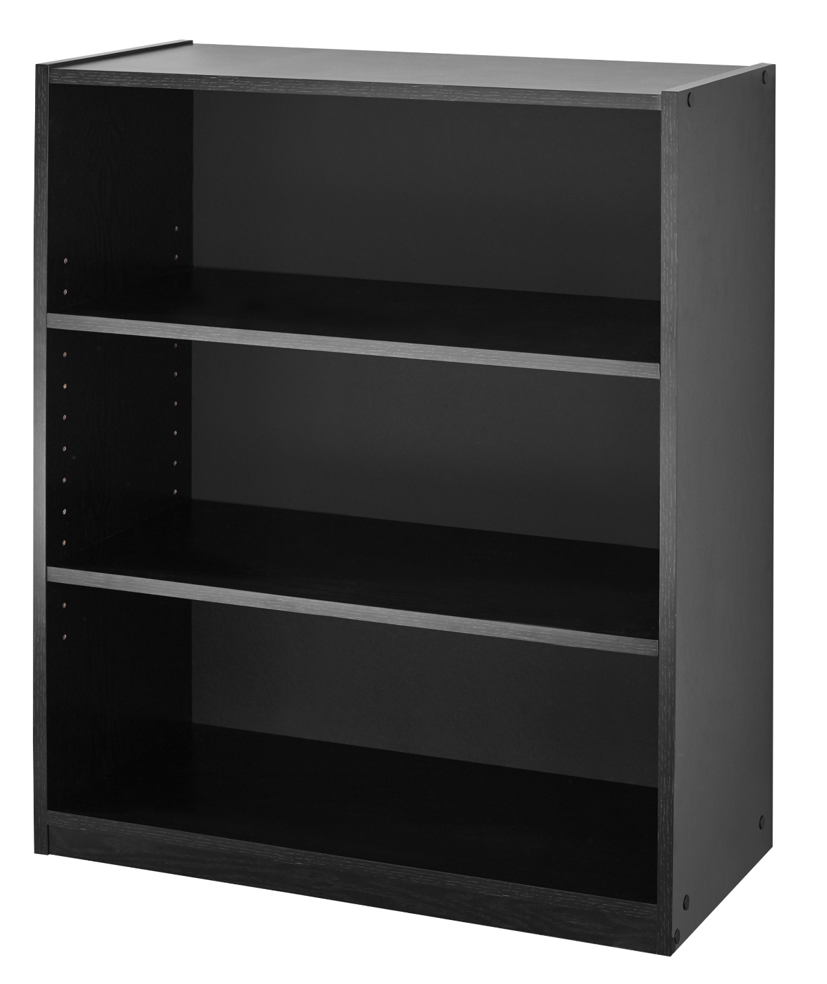 Mainstays 31 3 Shelf Bookcase Black Walmart throughout dimensions 1202 X 1430