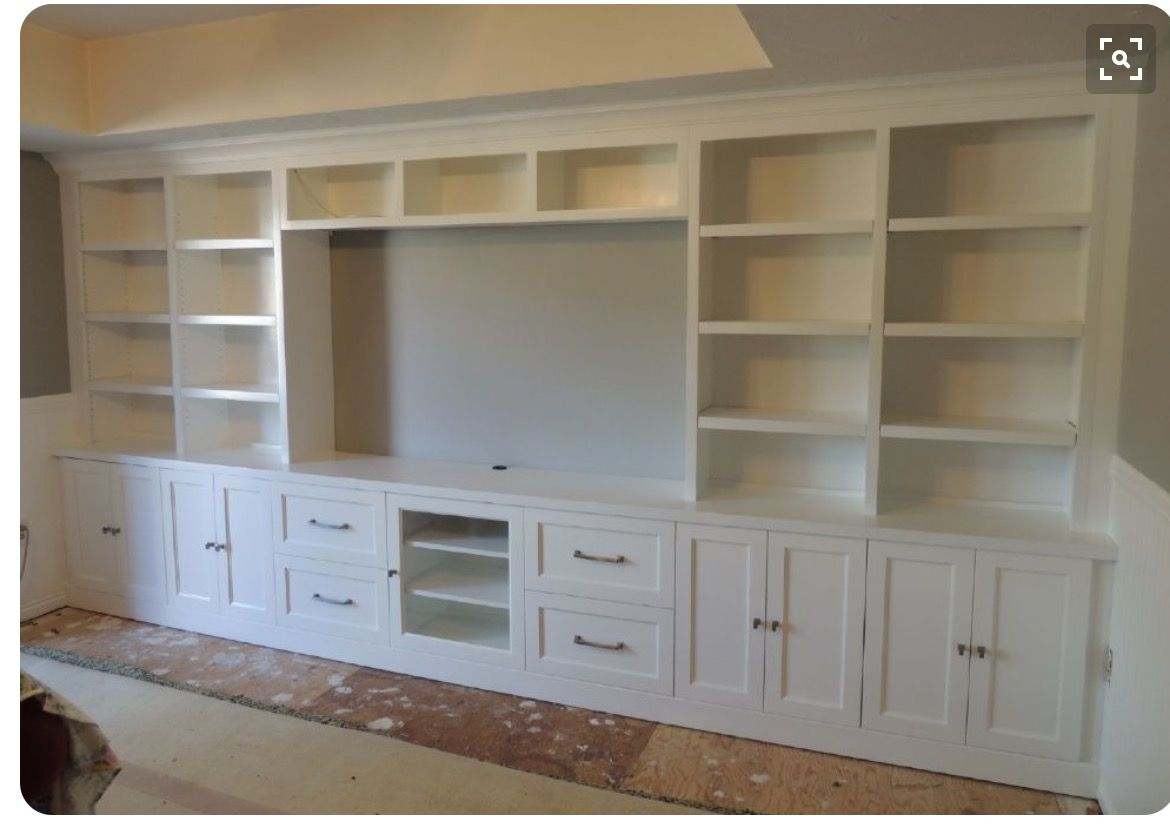 Minus The Middle Open Part Built In Entertainment Center throughout sizing 1170 X 827
