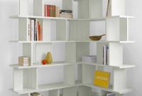 Modern Corner Bookcase Come In Various Designs And Feature with measurements 854 X 923