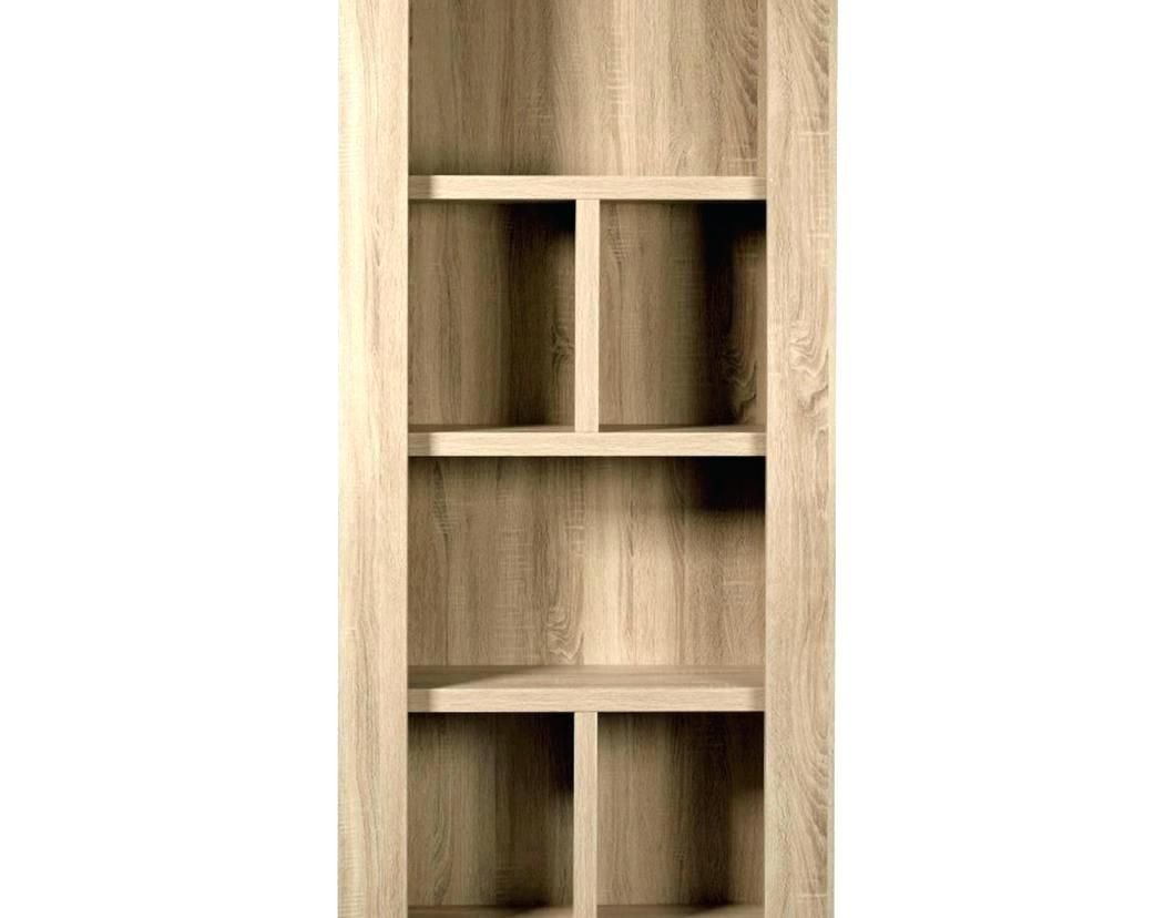 Narrow Tall Bookcase S Uk Oak Black Symbianology intended for dimensions 1060 X 828