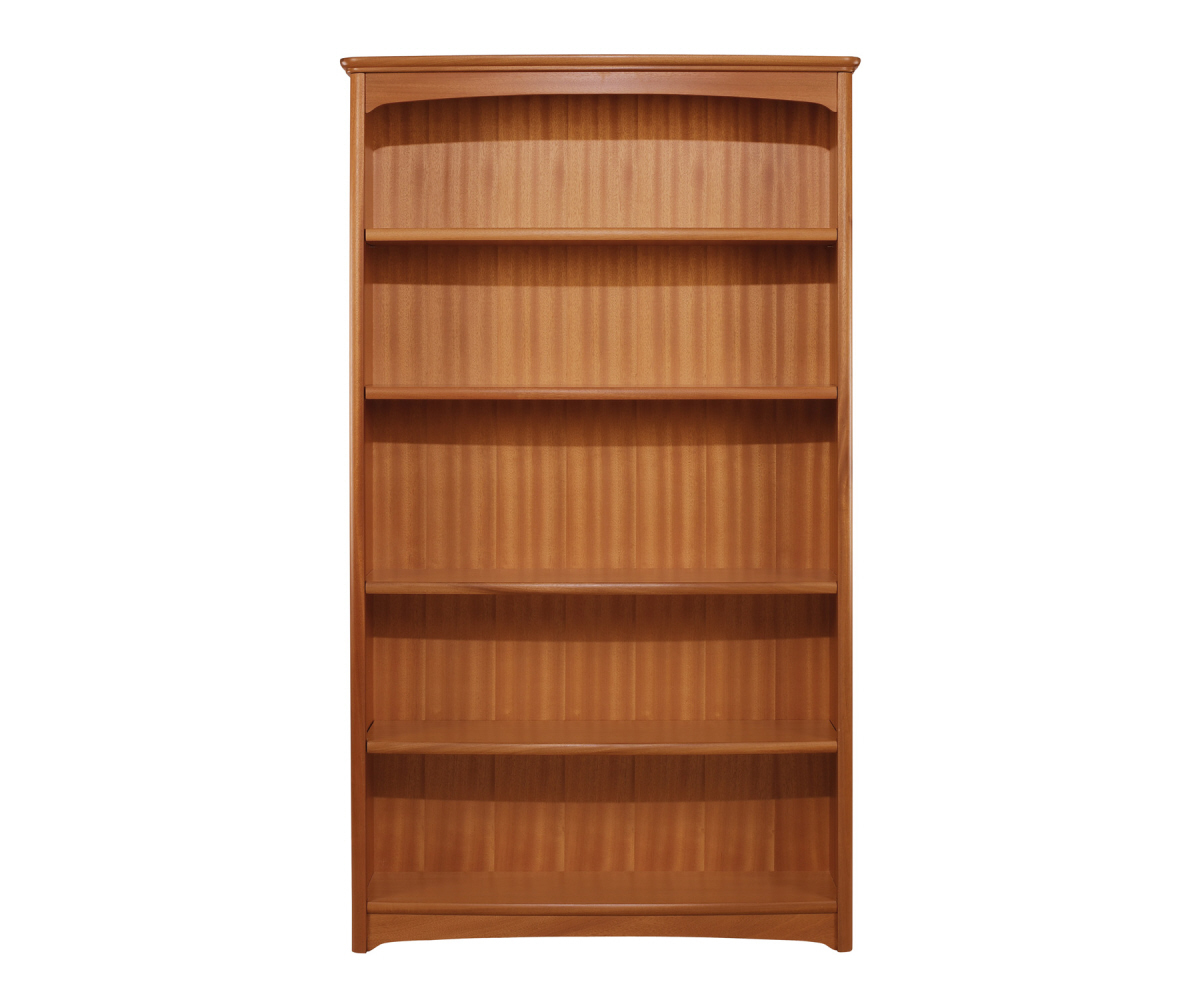 Nathan Editions Teak 6991 Tall Double Bookcase Bookcases Rg Cole Furniture Limited with size 1200 X 1000